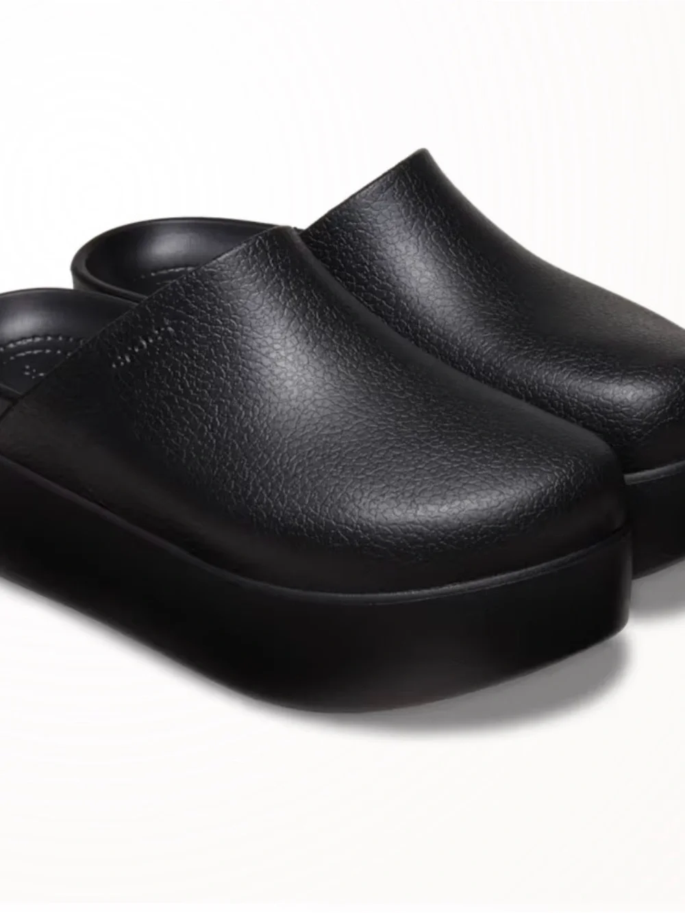 Dylan Platform Clog in Black - Picture 3 of 11